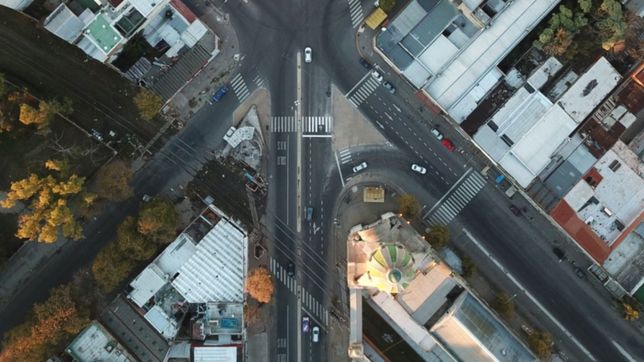 video: asi se ve la ciudad desierta por el paro desde #eldronede0221