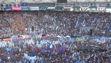 Acto de Cristina en La Plata