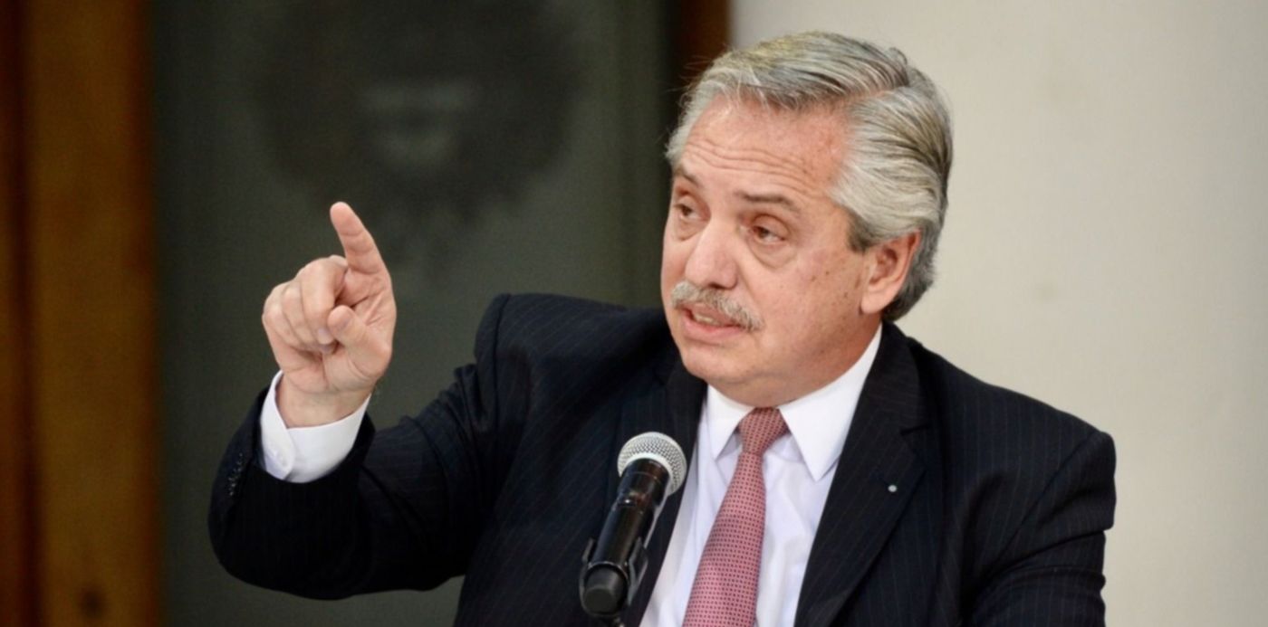 Alberto Fernández en la UNLP