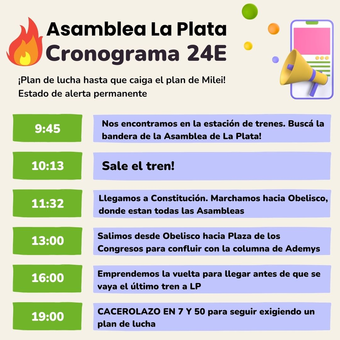 Vecinos organizan un nuevo cacerolazo en el centro de La Plata contra el gobierno de Milei Vecinos organizan un nuevo cacerolazo en el centro de La Plata contra el gobierno de Milei