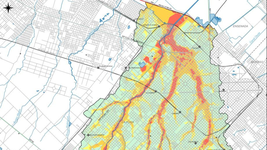 provincia actualizo el mapa de riesgo hidrico del arroyo el gato y alerto que zonas son inundables