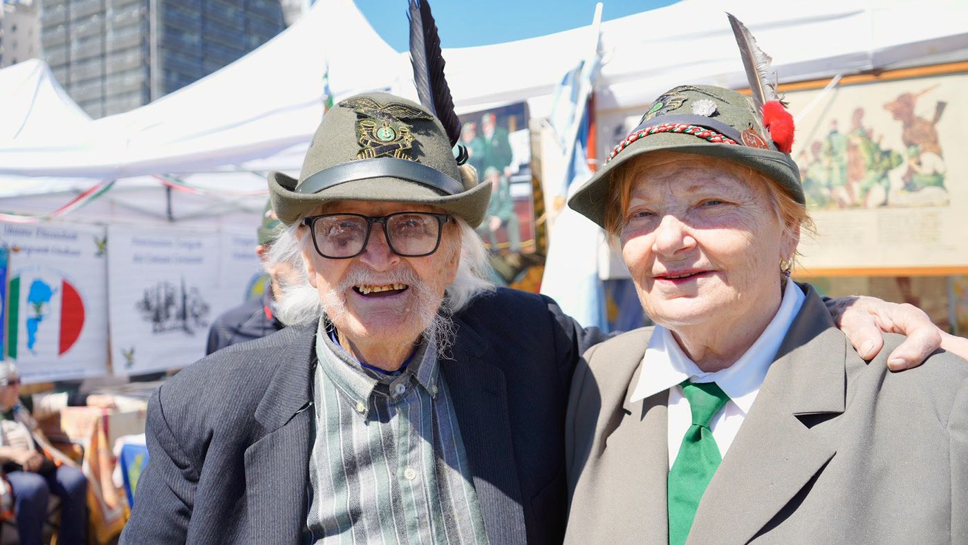 La colectividad italiana de La Plata brindó un gran show Plaza Moreno