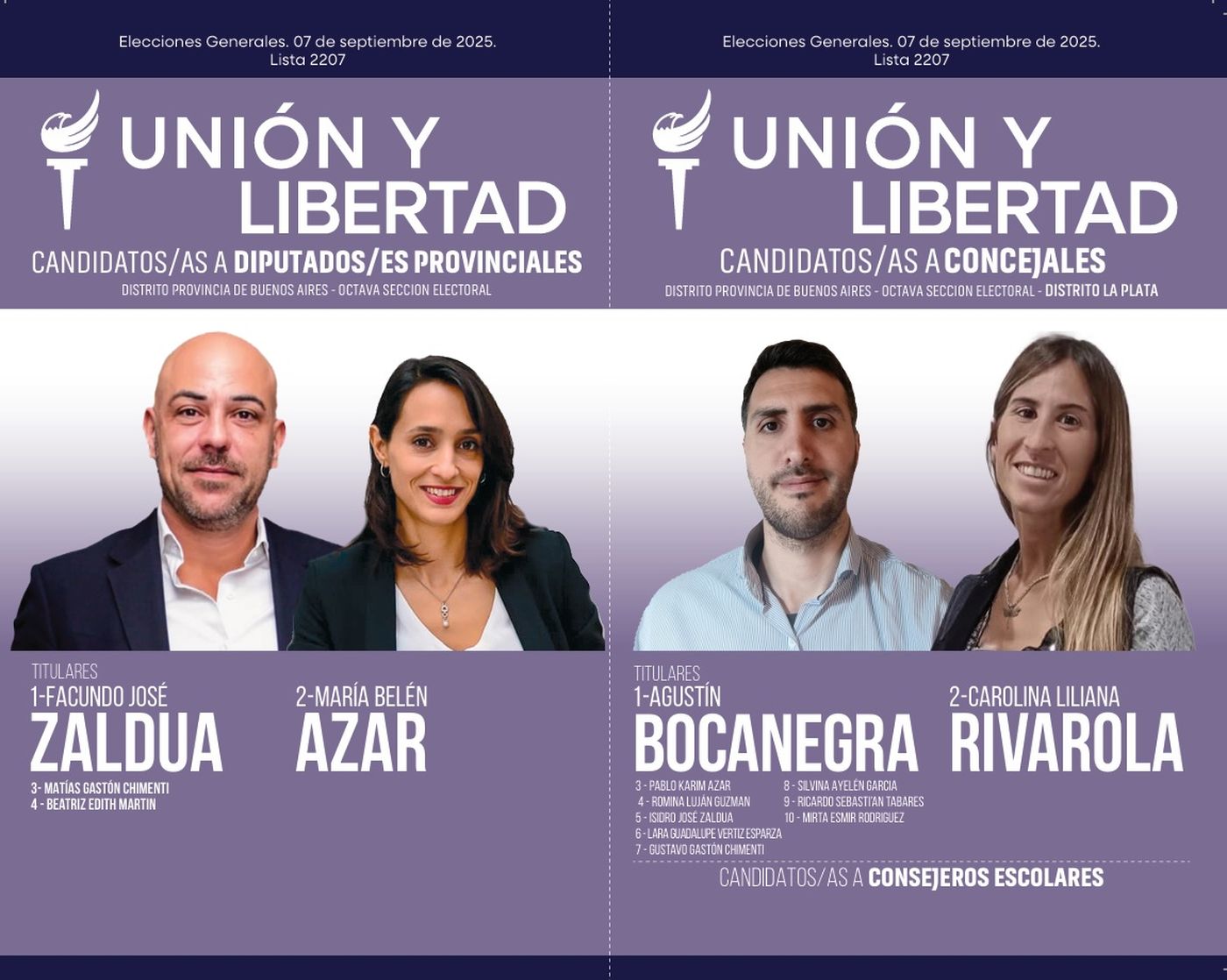 La boleta de Unión y Libertad La boleta de Unión y Libertad