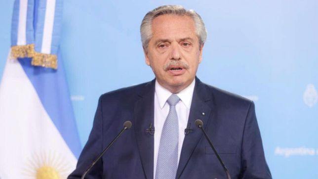 alberto fernandez adelanto anuncios, pidio por la paz social y explico por que no habla