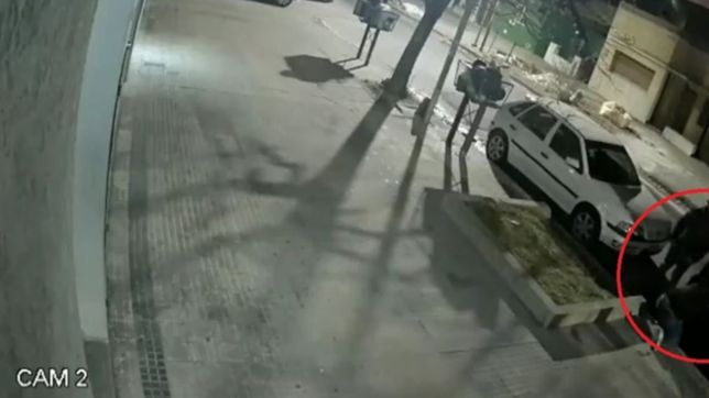 robaruedas en accion: grabaron a la dupla de ladrones que tiene en vilo a la plata