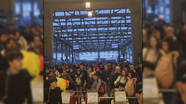asi se viaja en el tren roca por la reduccion de los servicios