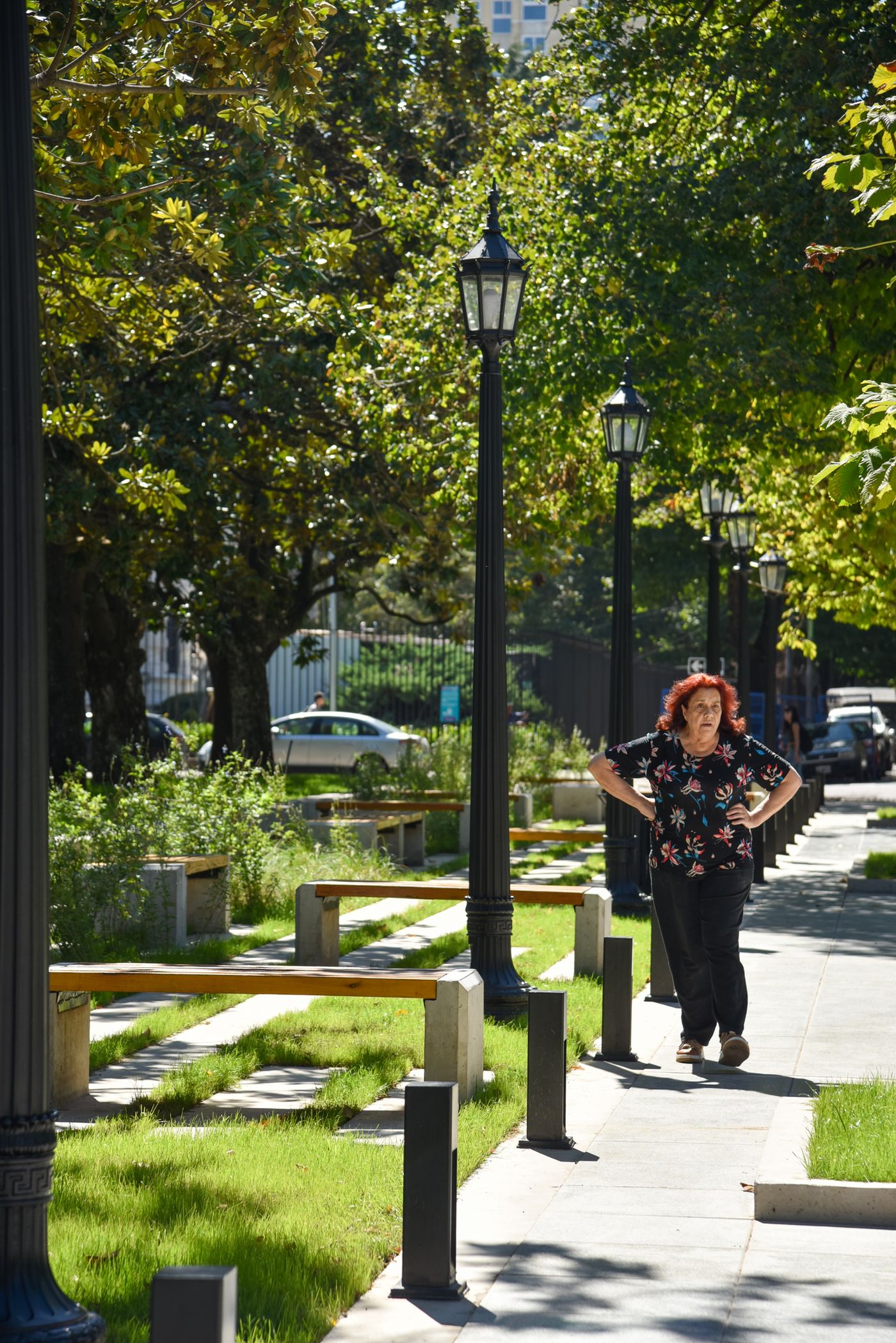 Los vecinos de La Plata opinaron sobre la reinauguración de la Plaza San Martín.