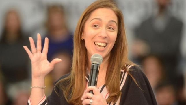 vamos con la vidal: la gobernadora estreno en la plata su cumbia de campana