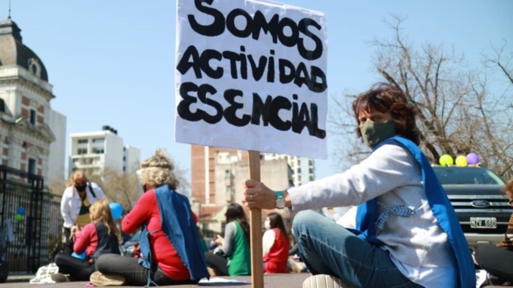 Jardines maternales se movilizaron y piden ayuda al Gobierno