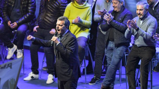 massa, en campana: voy a ser el presidente del trabajo y los trabajadores