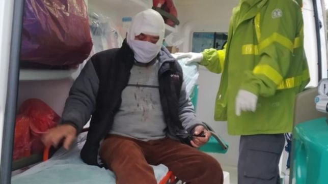 violencia familiar: ataco al padre con un cuchillo y lo hirio en la cabeza