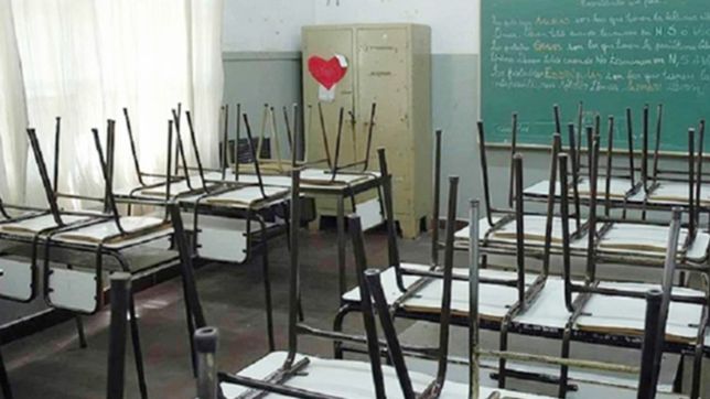 se completa el paro de 48 horas y los colegios platenses continuan sin clases
