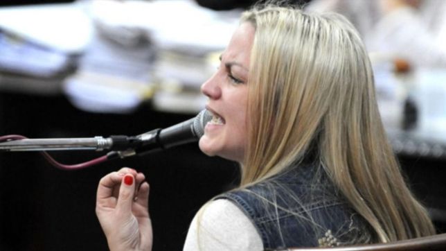 carolina piparo fue a apoyar a luis chocobar, el policia que mato a un delincuente en 2017