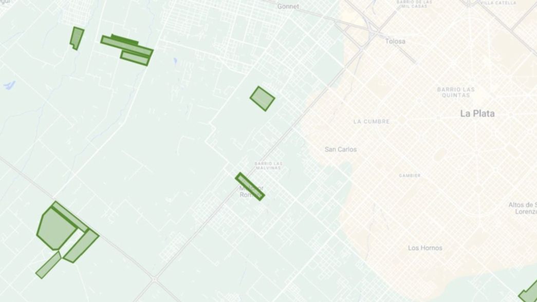 El mapa de las rezonificaciones para proyectos urbanísticos que ya pueden construirse