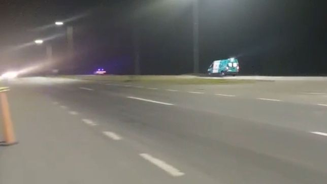cordon sanitario entre ruta 2 y la autopista para trasladar a un paciente codigo rojo