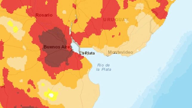 los impresionantes mapas que muestran la extrema sequia que afecta a la plata