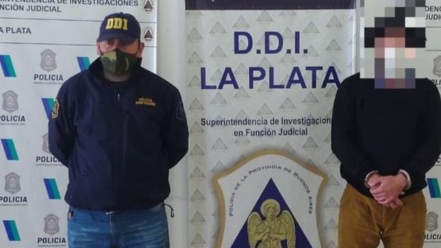 abuso de la hija de su ex en la plata, se fugo a un campo y cayo tras un allanamiento