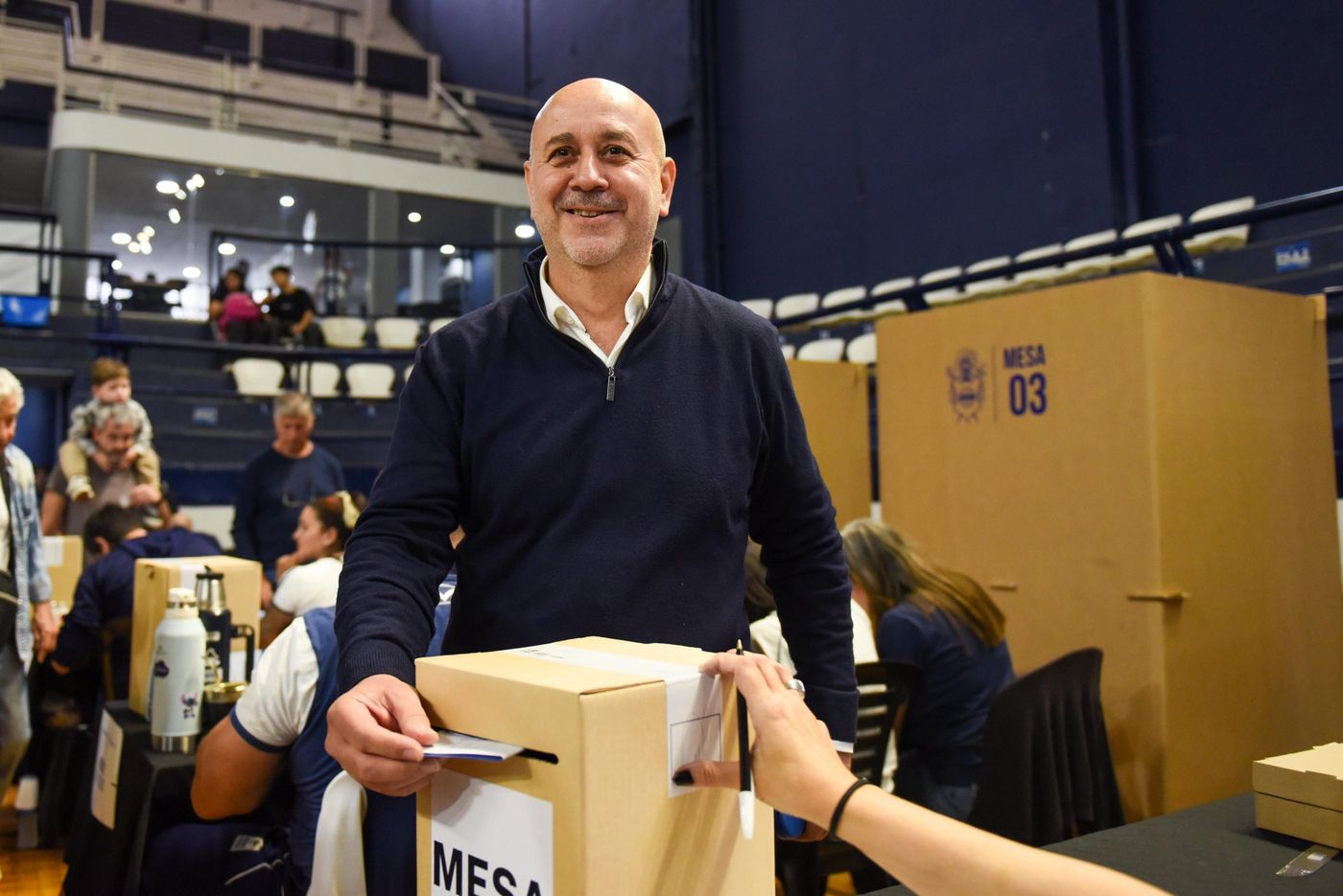  Daniel Onofri emitió su voto en tercer lugar