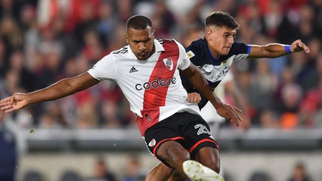 gimnasia perdio por 3 a 0 ante river en el monumental y no pudo consolidar la remontada