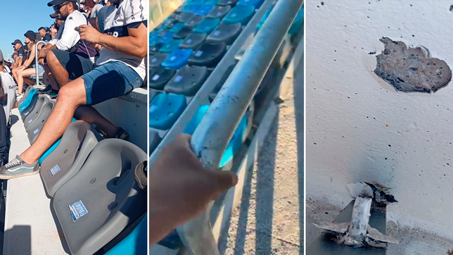 butacas despegadas y barandas sueltas: reclamos por el estado de la platea nestor basile