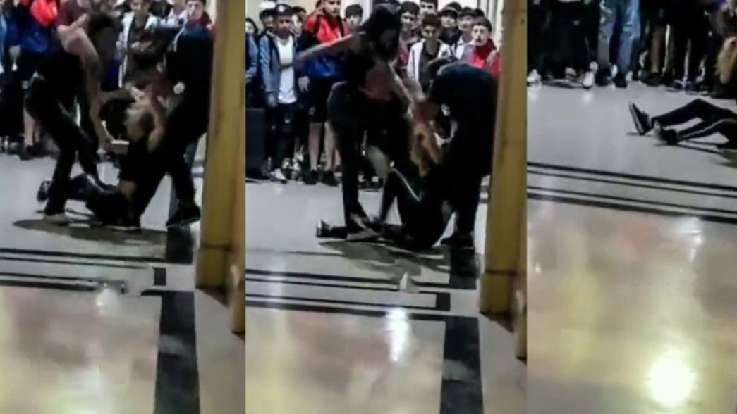 VIDEO: La fuerte pelea entre alumnas en el colegio Albert Thomas