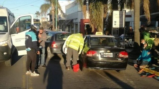 un choque en cadena termino con una familia herida en berisso