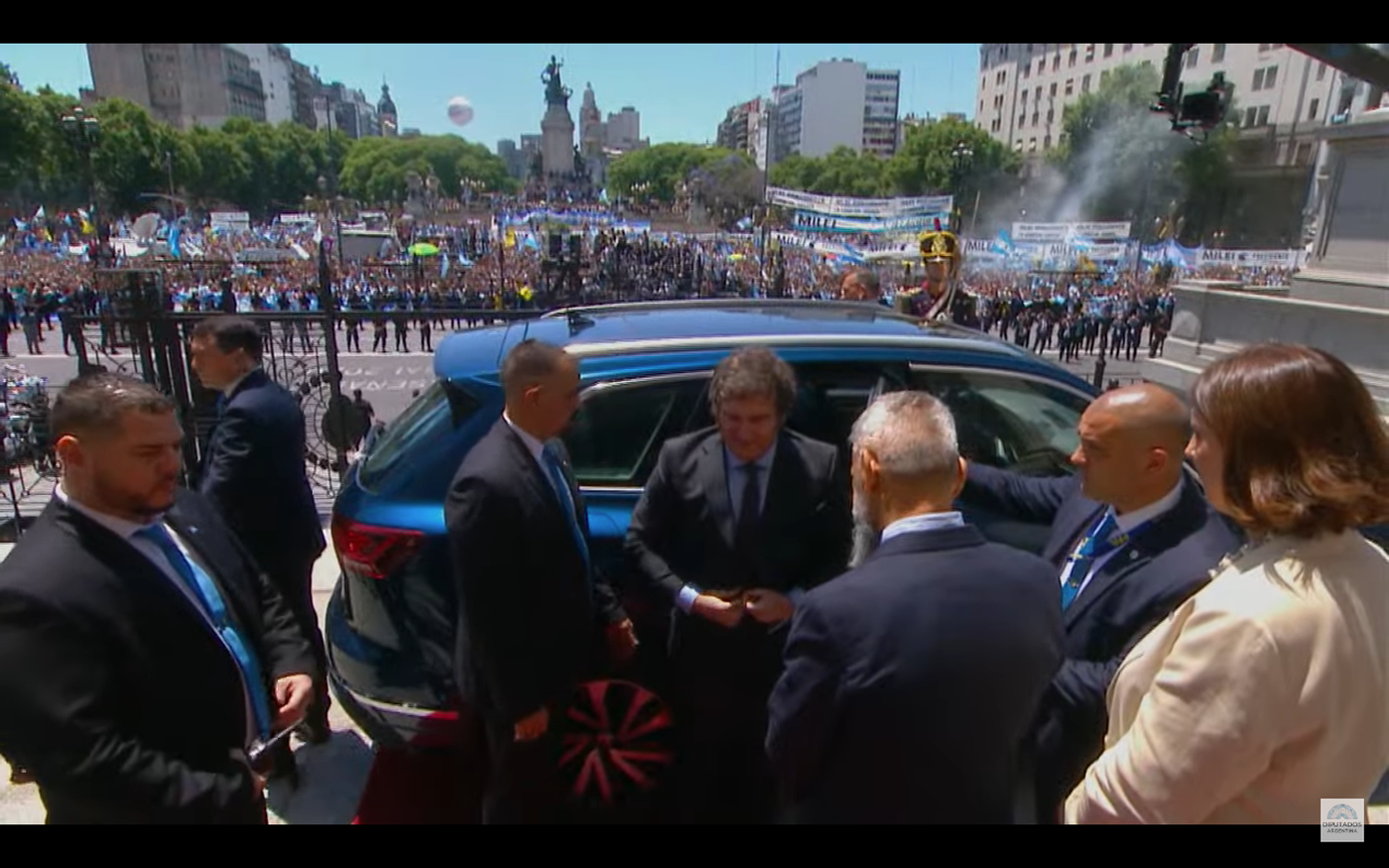 Javier Milei en el congreso