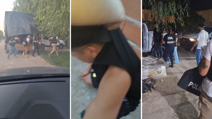 Megaoperativo terminó con droga incautada y un detenido que era buscado por un salvaje ataque