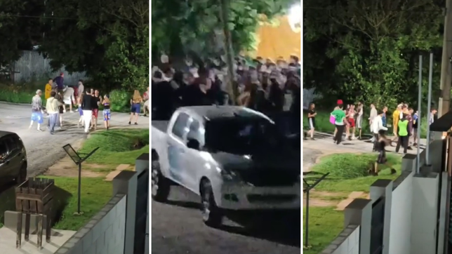 malestar por una masiva fiesta que duro toda la madrugada y altero a un barrio entero