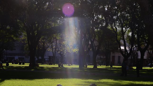 la semana termina con otra tarde primaveral, en la previa de la tormenta de santa rosa