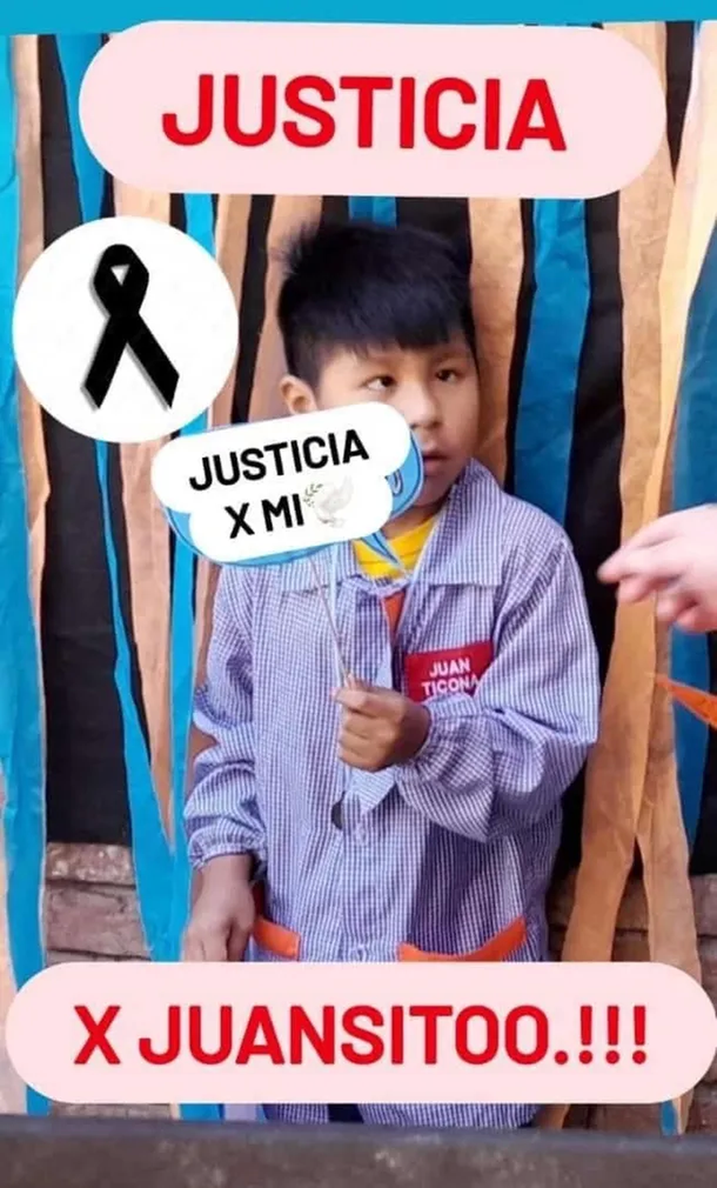 La familia del nene de  años que se cayó por las escaleras en una escuela de Villa Lugano, pide Justicia.