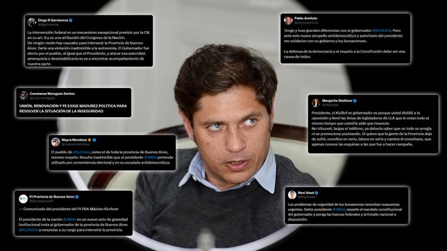 radicales, el pro y libertarios: fuerte apoyo politico a kicillof tras el ataque de milei