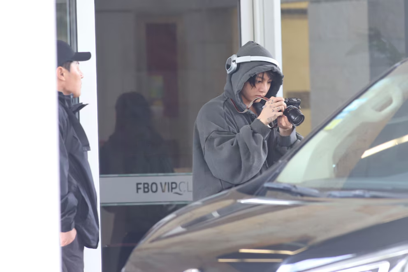 Jungkook, uno de los siete integrantes de BTS registr&oacute; su arribo a Argentina