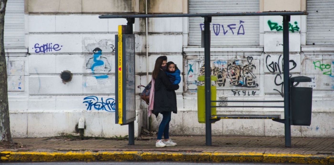 Parada Paro de micros colectivos