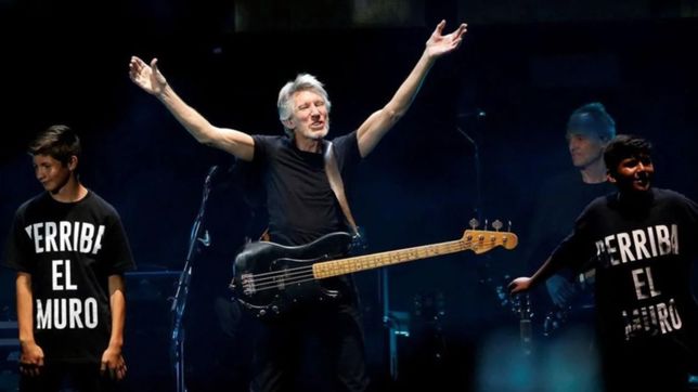 con leon gieco y panuelo verde: asi fue el segundo show de roger waters en la plata