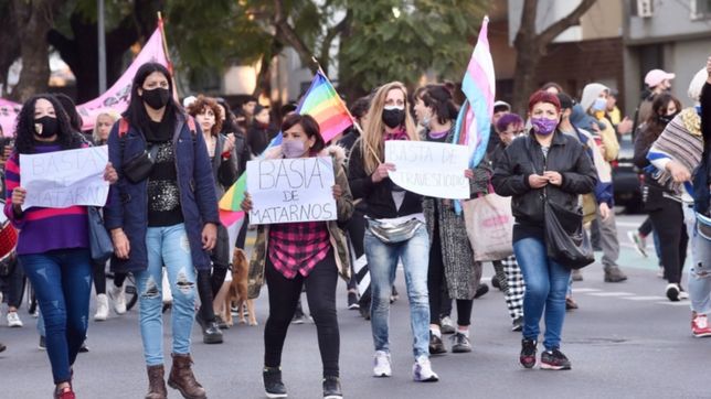 intervencion, marcha y reclamo: nueva protesta en la plata por el crimen de wanda soraya