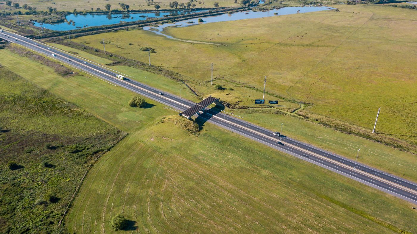 Una imagen a&eacute;rea del sector donde estar&aacute; la nueva bajada