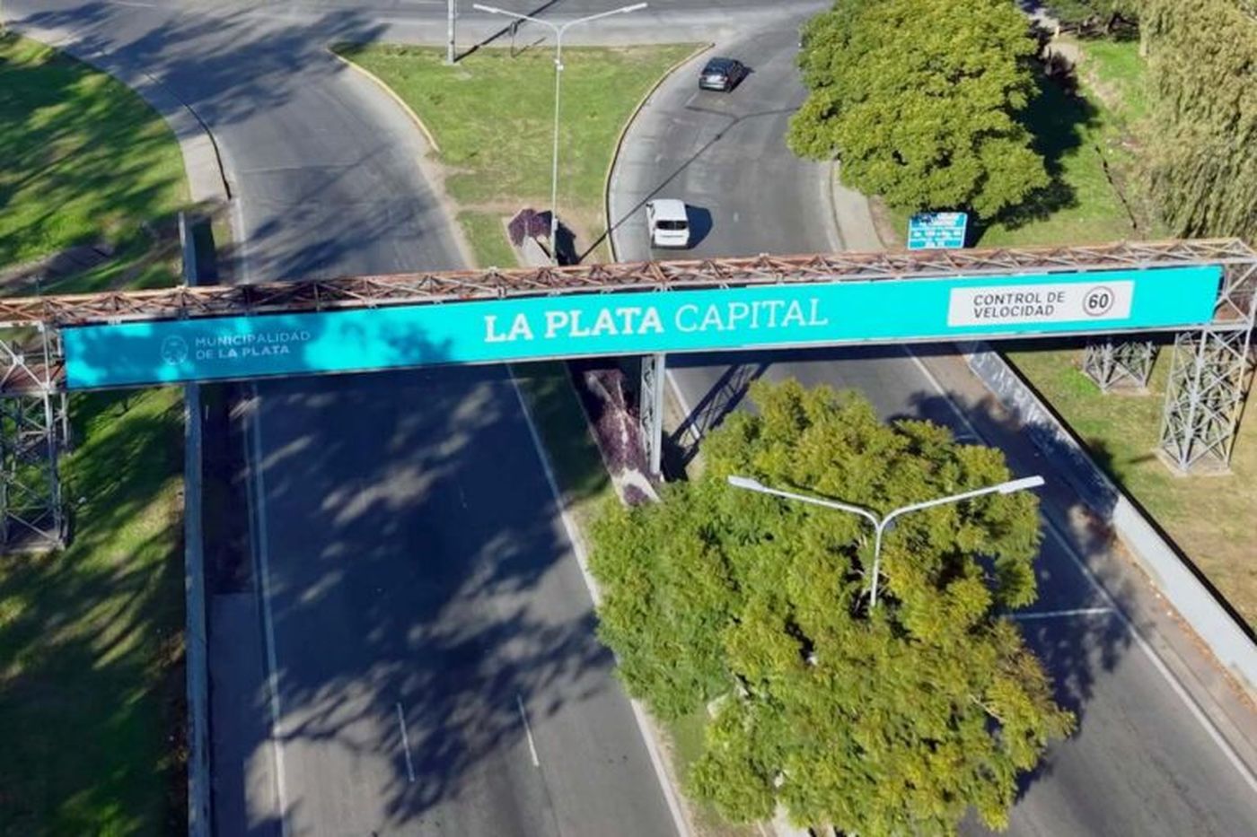 La diagonal 74 en el tramo previo a la rotonda de 120 y 32