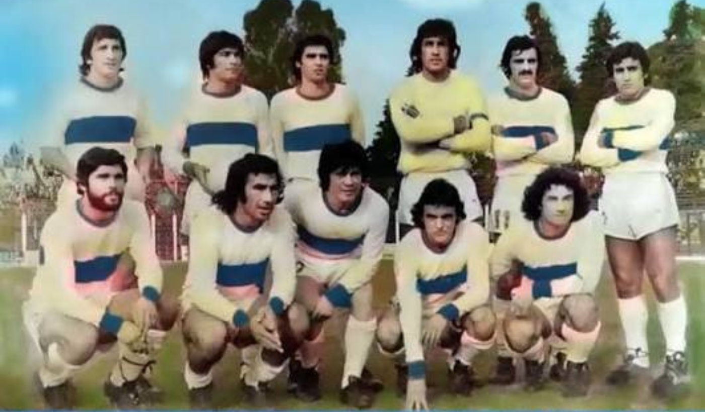 La formación de Gimnasia.