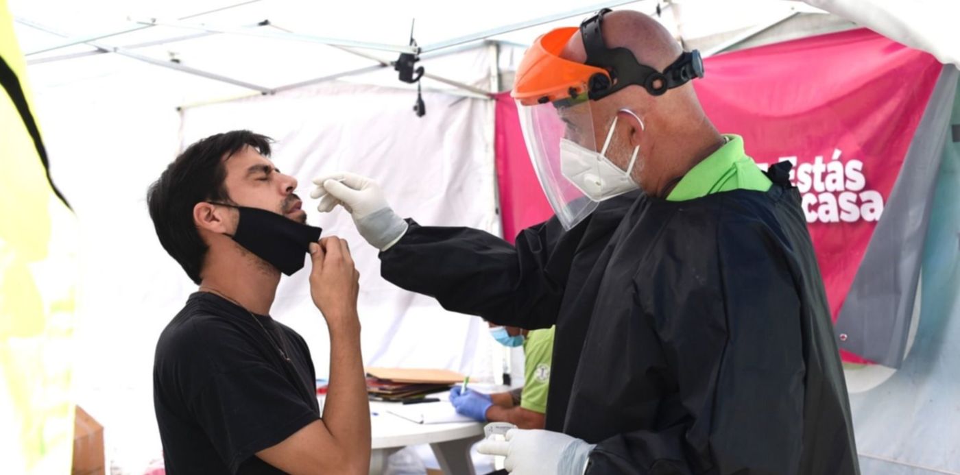 Hisopados en Plaza Moreno
