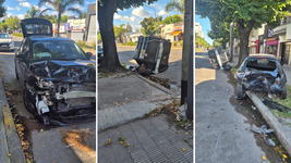 manejaba borracho por 13, choco contra un auto estacionado y quiso escapar pero lo atraparon manejaba borracho por 13, choco contra un auto estacionado y quiso escapar pero lo atraparon