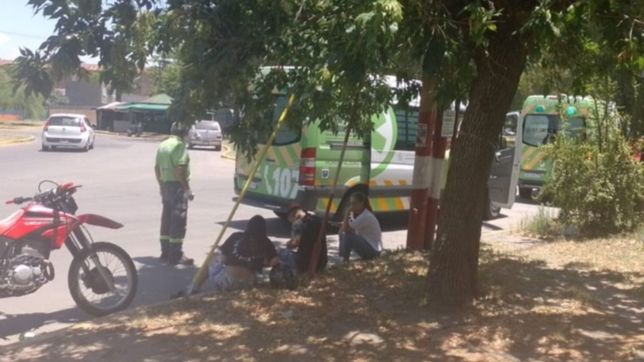 fuerte accidente con heridos en el cruce de dos avenidas de la plata