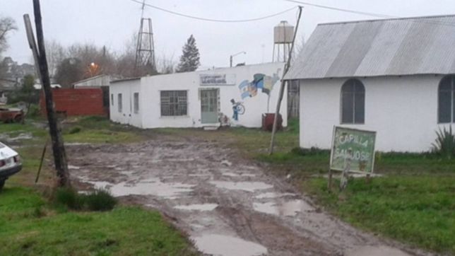 una escuela de arana marcha para exigir por un edificio propio