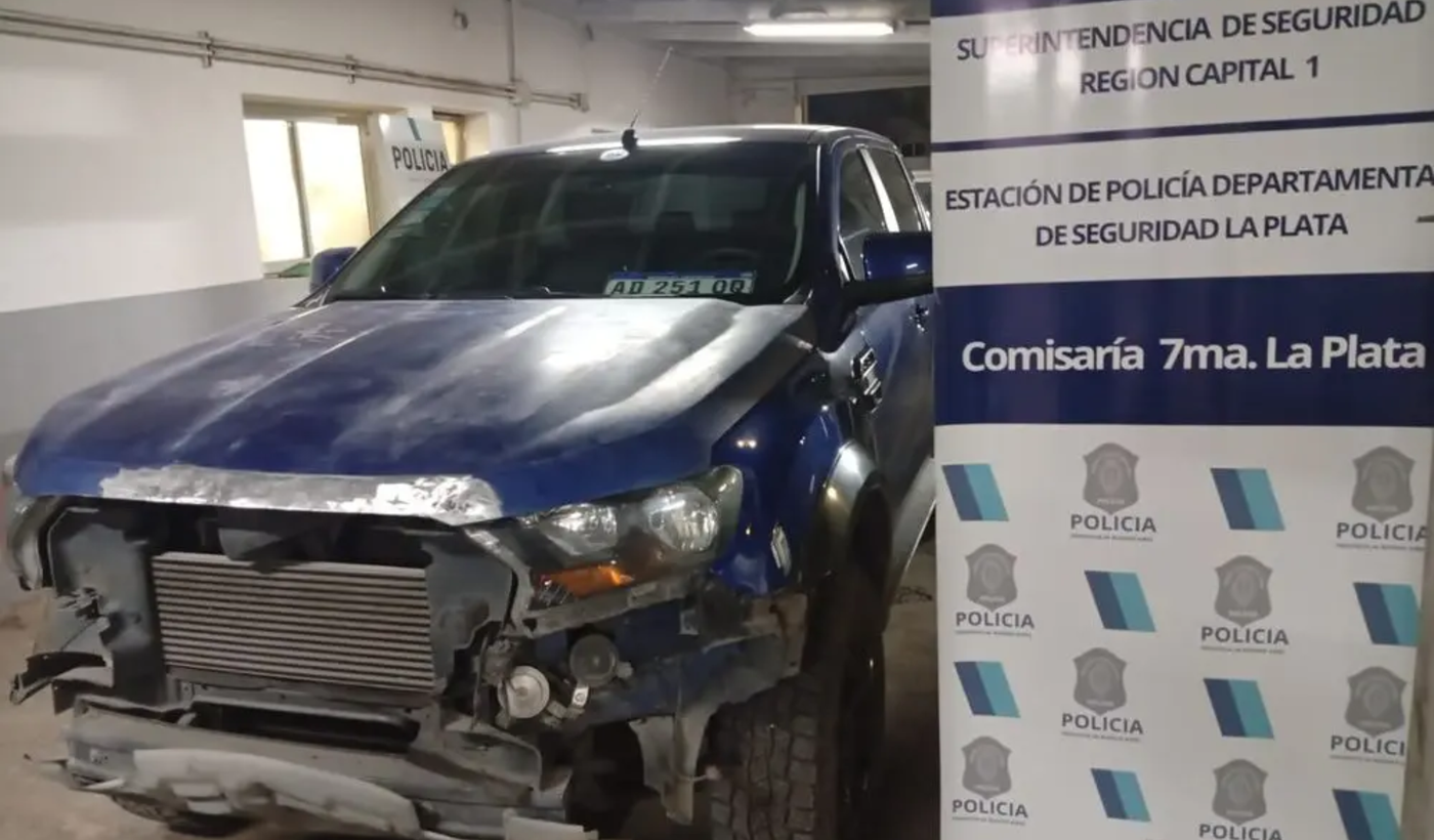 La camioneta fue hallada en un taller mec&aacute;nico de La Plata y result&oacute; clave para identificar al conductor