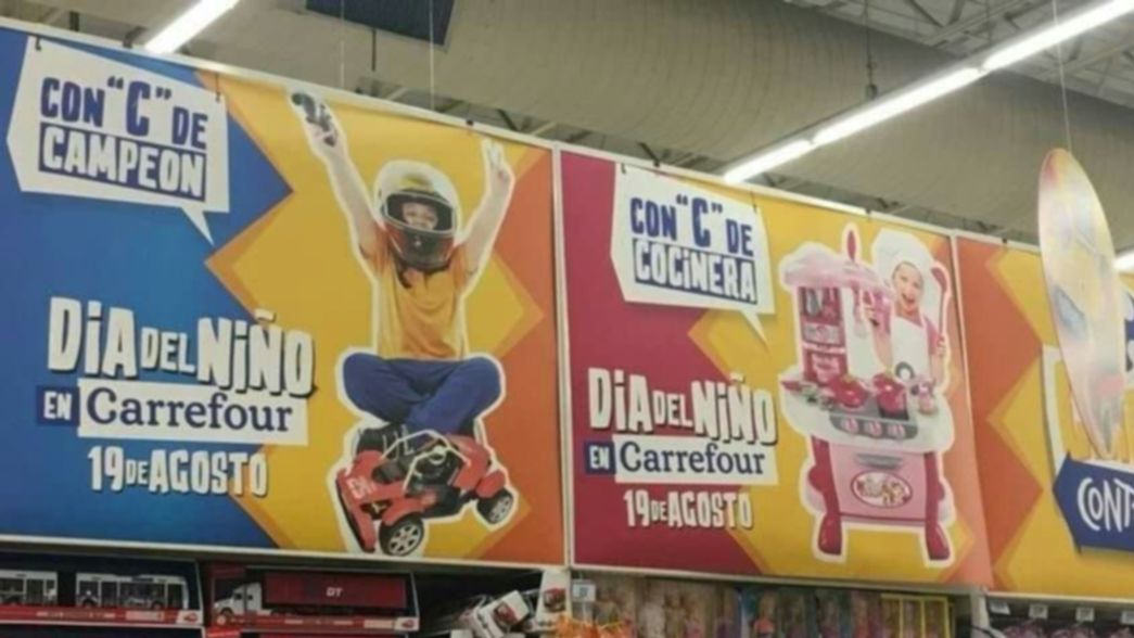 “C de Campeón, C de Cocinera”, la sexista publicidad de Carrefour por el Día del Niño que se hizo viral