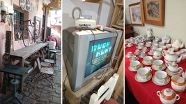 liquidan un historico negocio de antigüedades por su cierre definitivo con una gran venta de garaje