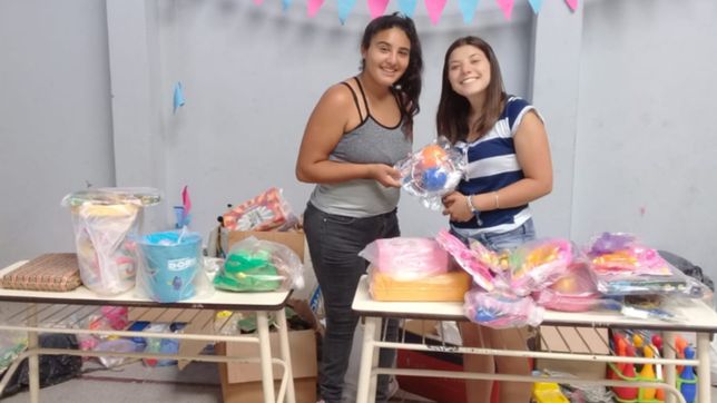 una pizza por un juguete, la campana llevo felicidad y cosecho sonrisas en berisso