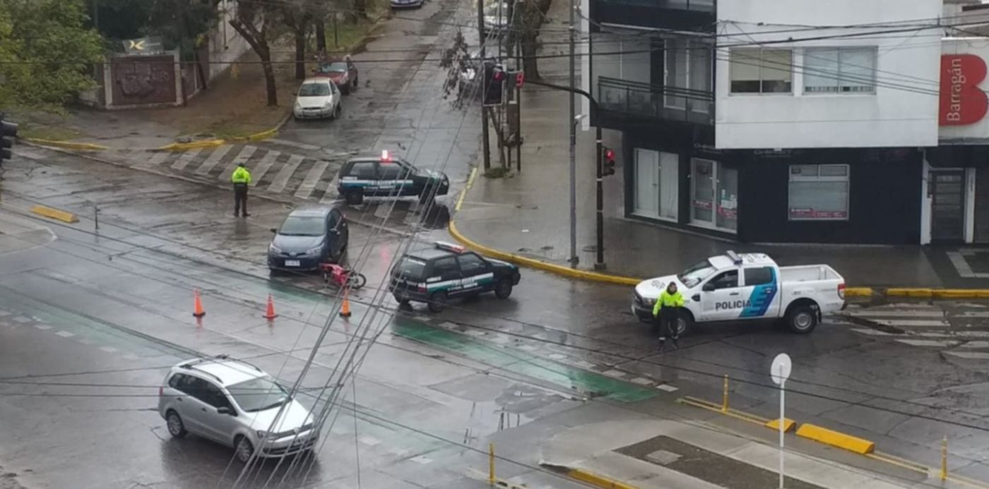 choque en diagonal 73 y 18