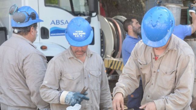 absa realizara trabajos en la red y dos importantes zonas de la plata estaran sin agua