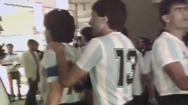 el emocionante video del tata brown y maradona: en 2 horas somos campeones